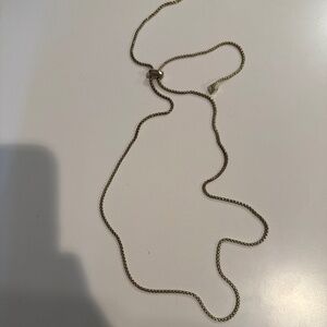 Kendra Scott adjustable gold chain necklace